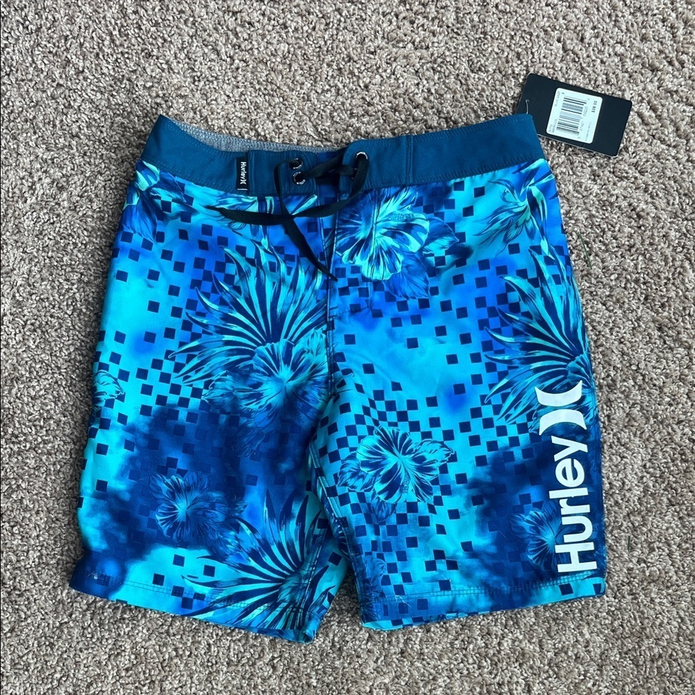 Hurley Tropical Blue Swim Trunks